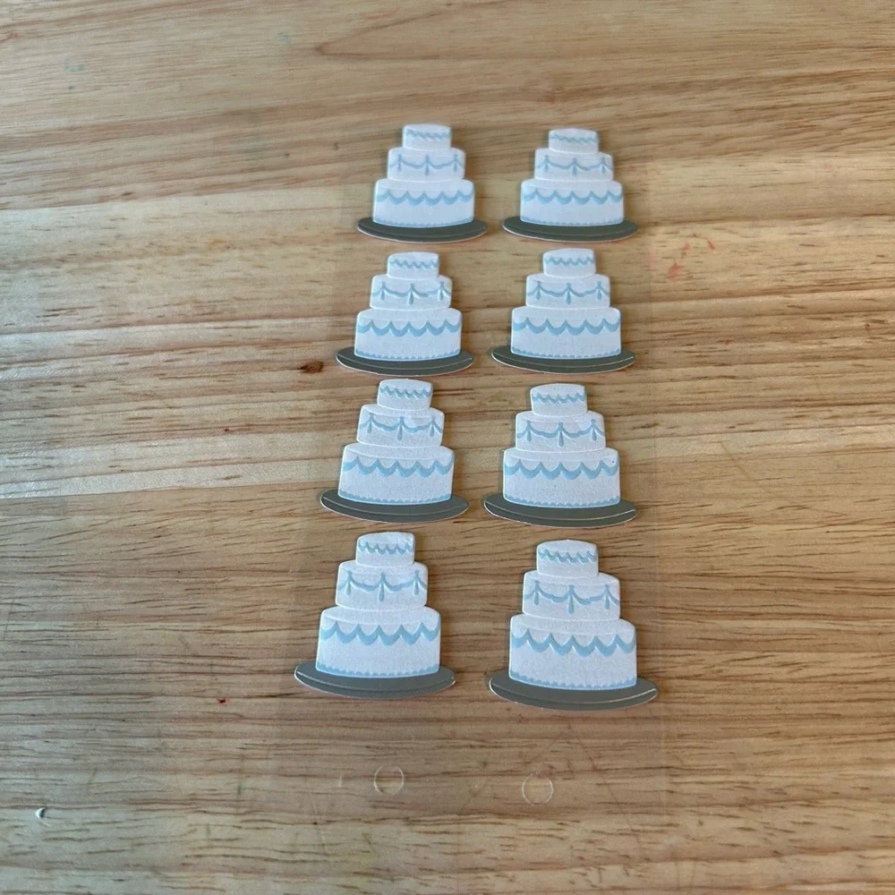 Wedding Cake & Wedding Dress 3D Stickers